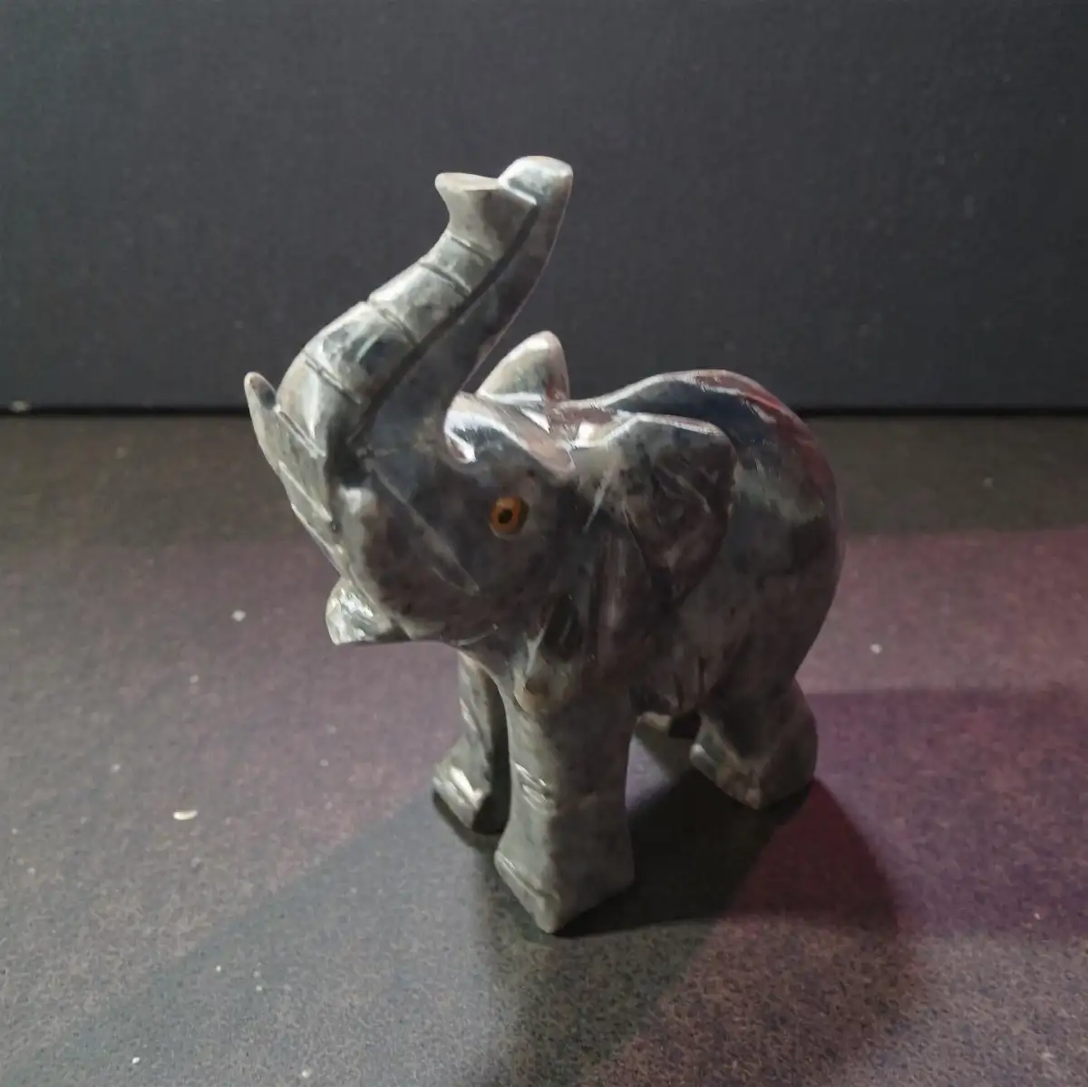 Animal en pierre des Andes